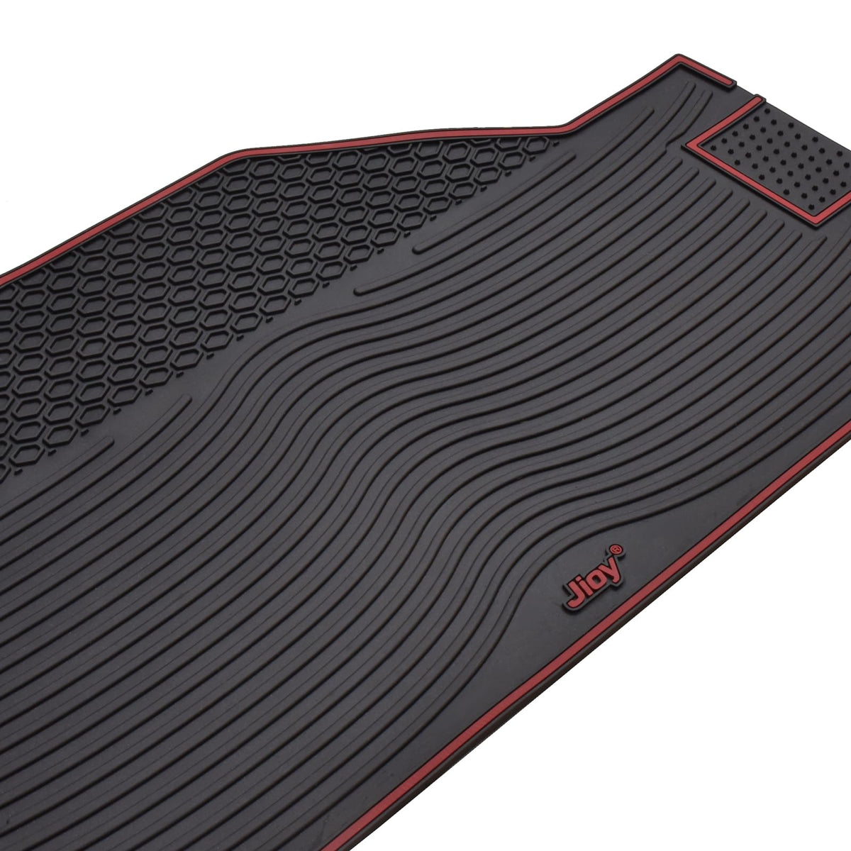 Jioy LeaKuickTech drainage curved channels quickly move water and debris away.