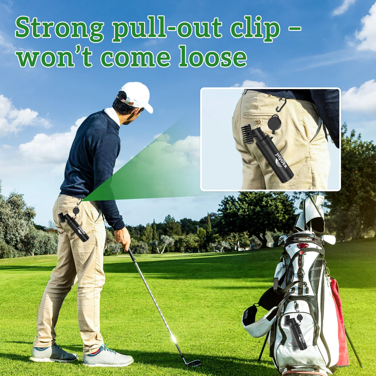 JIQOER compact on-course kit reduces weight while keeping essentials handy