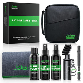 Jiskan Pro Golf Cleaning Kit golf club cleaner brush for deep-cleaned grooves
