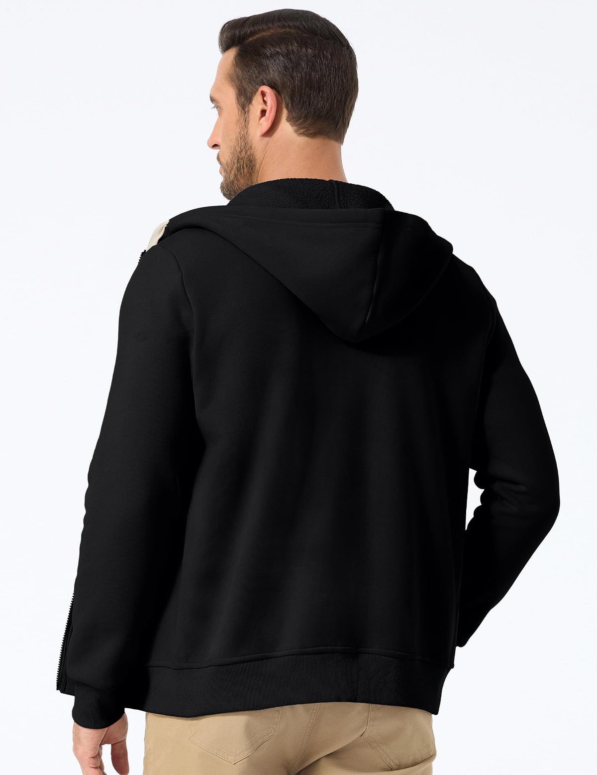 JMIERR hoodie with drawstring hood for adjustable warmth.
