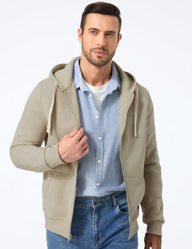 JMIERR fleece hoodie suitable for lounge and light workouts.