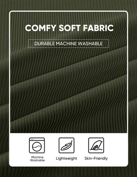 JMIERR fabric closeup of twill green, soft yet durable for everyday use.