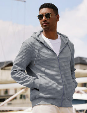 JMIERR casual outfit idea: fleece hoodie with jeans