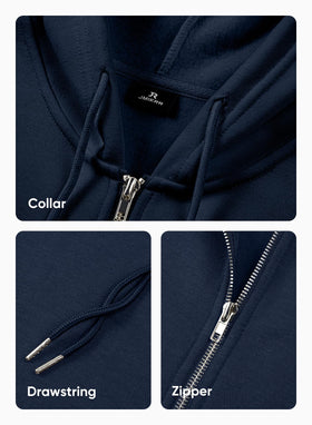 JMIERR Sail Blue hoodie all-season wear for lounging or travel.