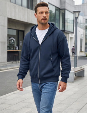 JMIERR hoodie Sail Blue stretch cuffs for easy movement.