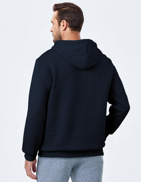 JMIERR hoodie showing two front pockets for practical storage.