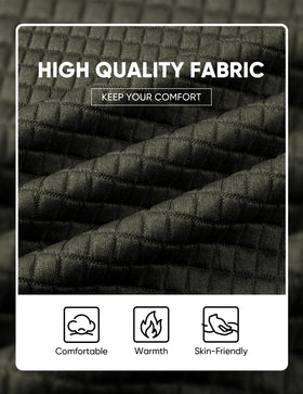 JMIERR jacquard plaid hoodie zip closure, easy on and off.