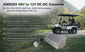 JoeeGO 12V output detail for stable golf cart power