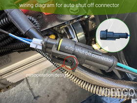 joeego receptacle installed on a golf cart during setup