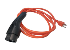 JOEEGO charging cord for D2–D3–D5 and D-Max carts with orange connector.