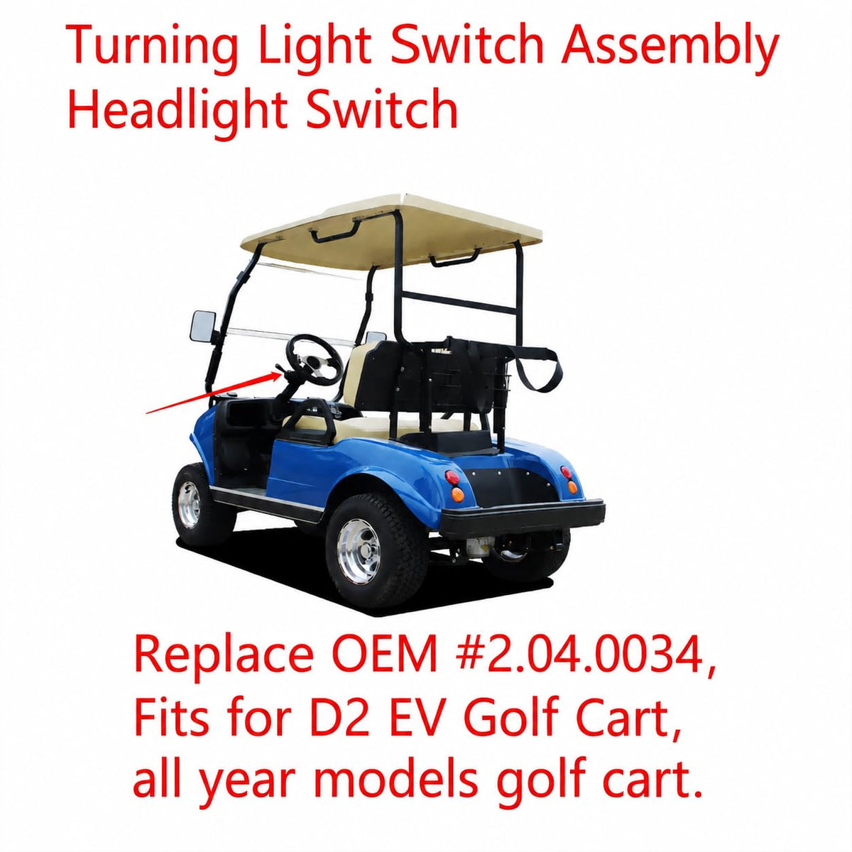 JOEEGO headlight switch for D2 Forester 4/6 supports easy night driving and signaling