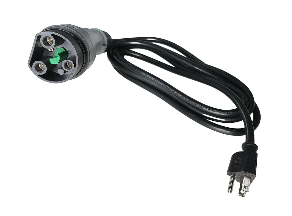 JOEEGO Y-60 charging cord assembly front view for easy cart connection.