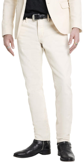 John Varvatos J702 slim fit steel grey front view for a tailored silhouette