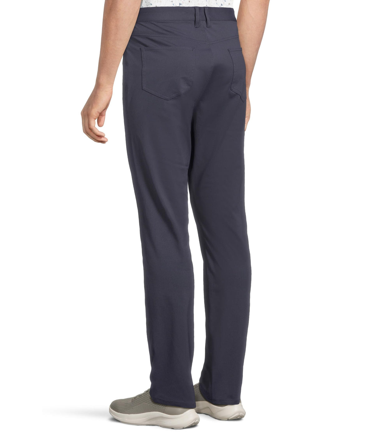 Johnston & Murphy XC4 mesh-lined side pockets keep essentials secure during activity.