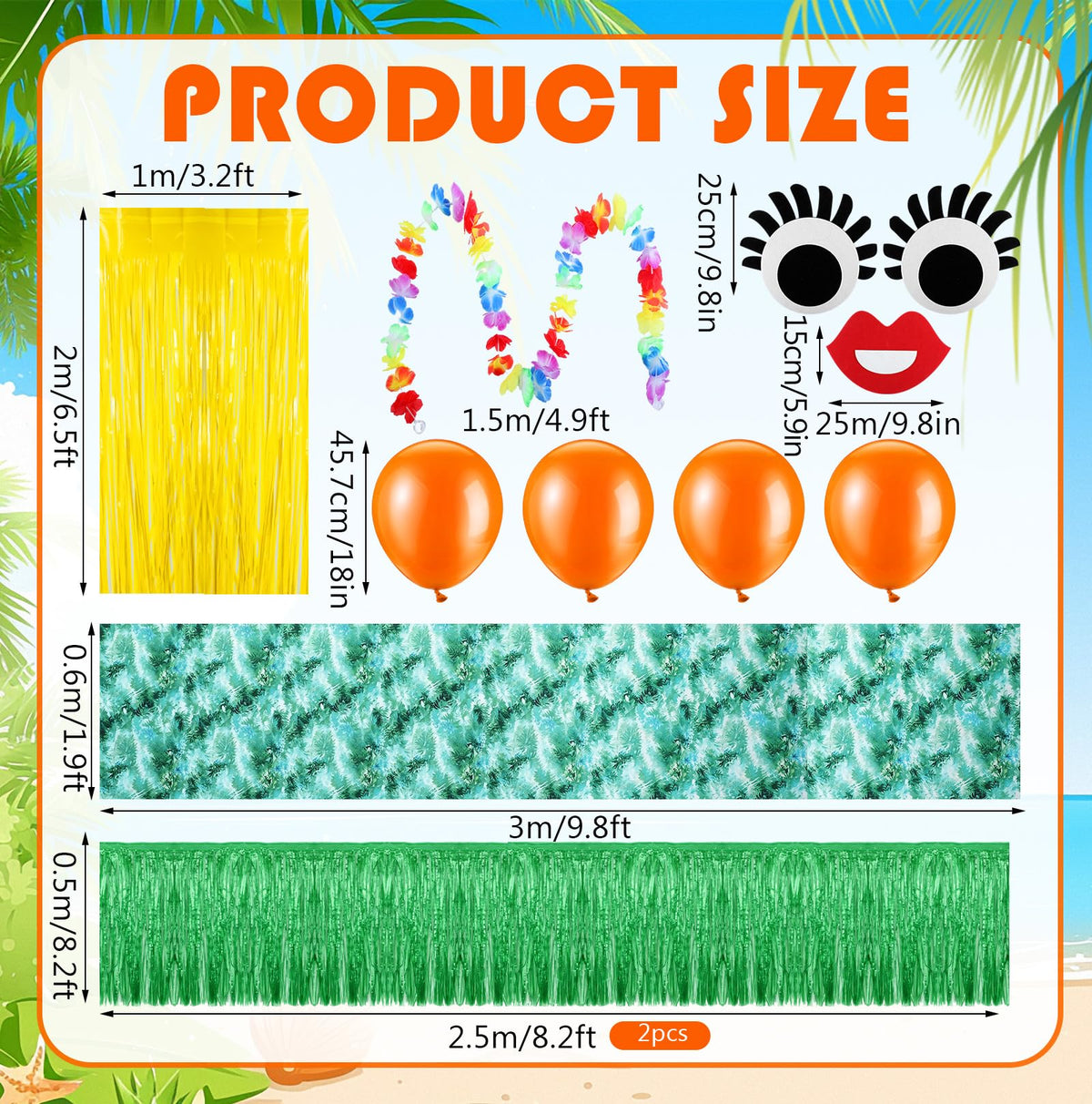 JolliLudo 18-inch balloons in a 4-pack for bright festive accents