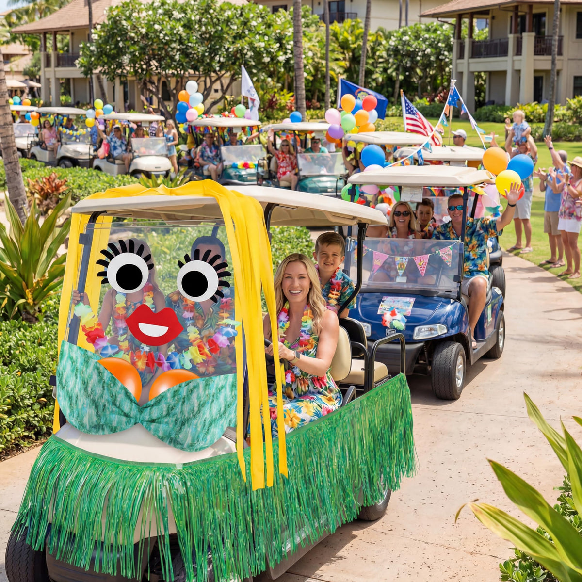 JolliLudo complete decor kit ready for outdoor celebrations