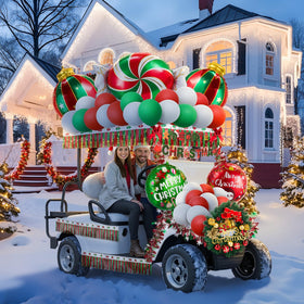 JolliLudo round Christmas balloons for parade vibe