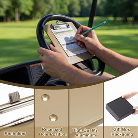 JolliLudo universal-fit scorecard holder compatible with EZGO, Club Car and more