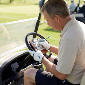 JolliLudo pencil slot design blends with steering wheel for quick access.