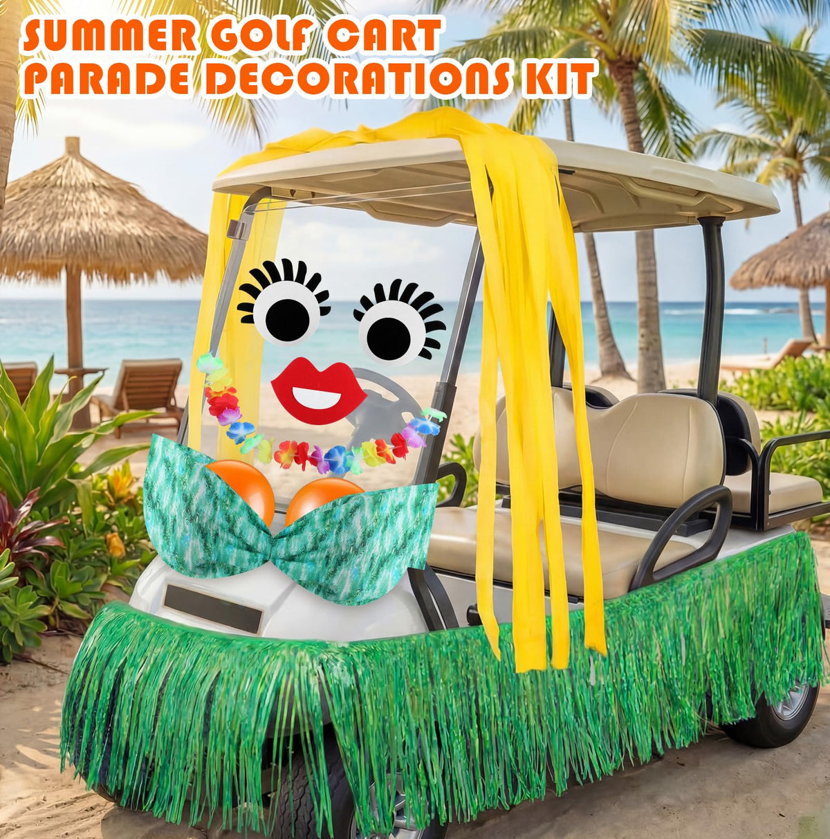 JolliLudo yellow tassel banner for vertical pop and visibility