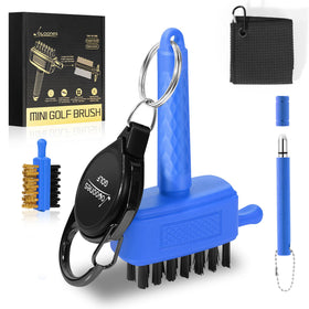 Joooones mini golf cleaner dual-bristle brush for on-the-go cleaning.