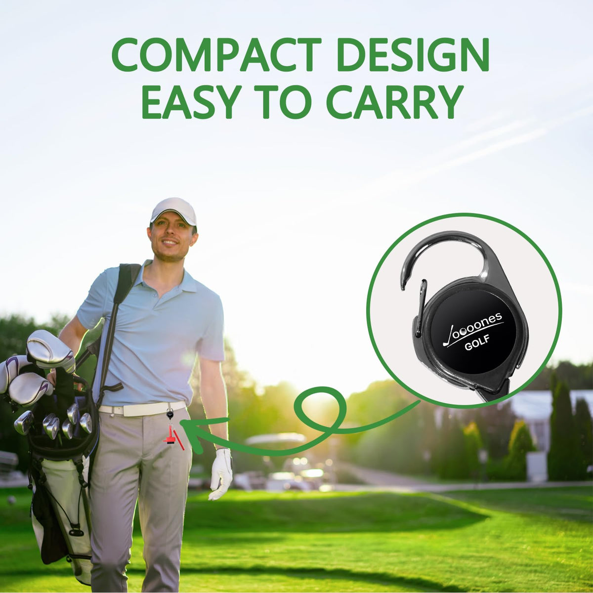Joooones non-marking design protects club finishes during cleaning