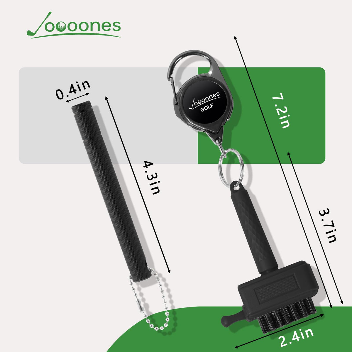 Joooones retractable buckle pocket clip enables easy carry.