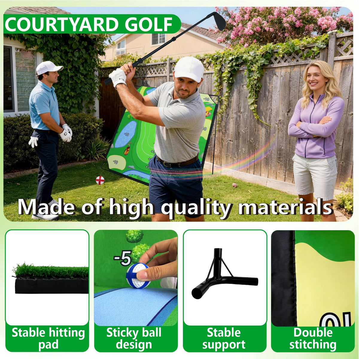 Jopavo adjustable golf club thread-lock promotes safe, stable swings for all ages
