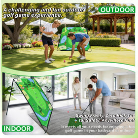 Jopavo premium golf mat turf feel mimics real greens for authentic practice