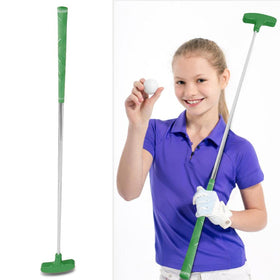 Jopwkuin kids golf putter with stainless steel shaft for durability.