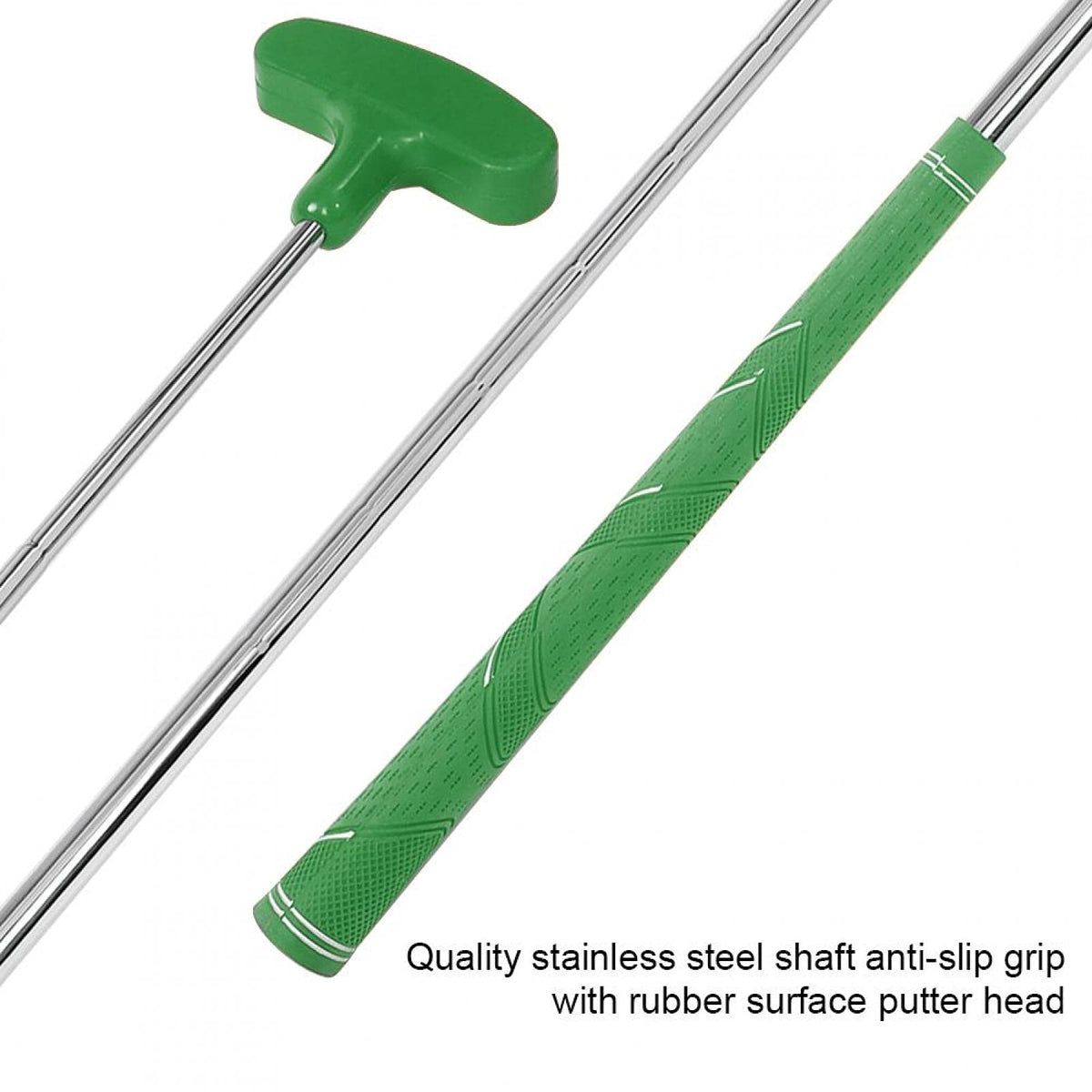 Jopwkuin rubber grip provides comfortable hold during practice.