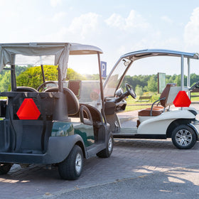 JOUTYFOR versatile warning triangle suits multiple outdoor vehicles and speeds under 25 mph