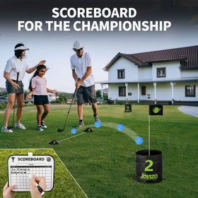 Jovizo flag poles aid quick course setup.
