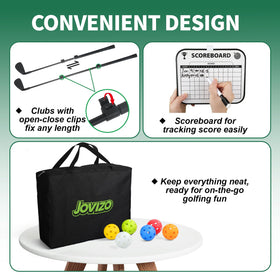 Jovizo two retractable clubs offer adjustable length for all ages.