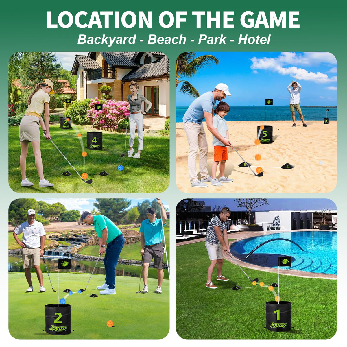 Jovizo modular golf club adjustable for different players