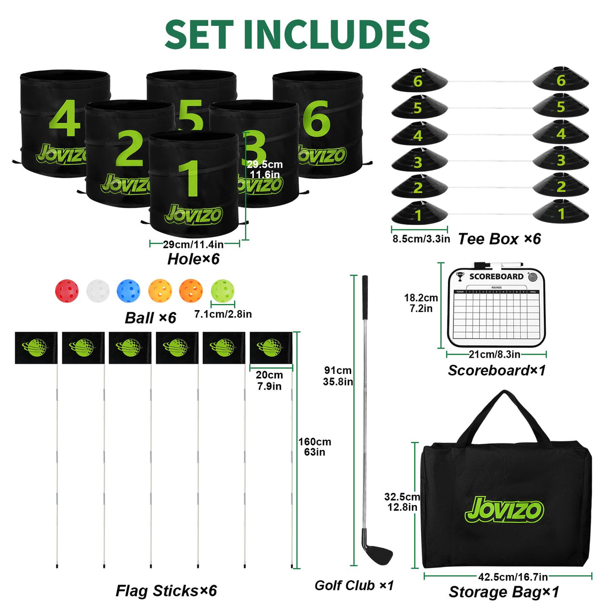 Jovizo storage bag keeps all pieces organized for travel