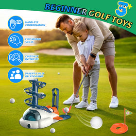 JOY SPOT! Mini hole with flag creates a cozy home golf course.