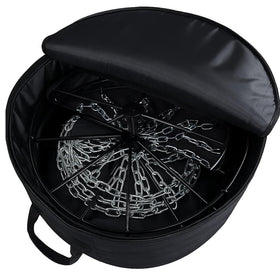 Joymaney chain guard reduces noise and wear while training.