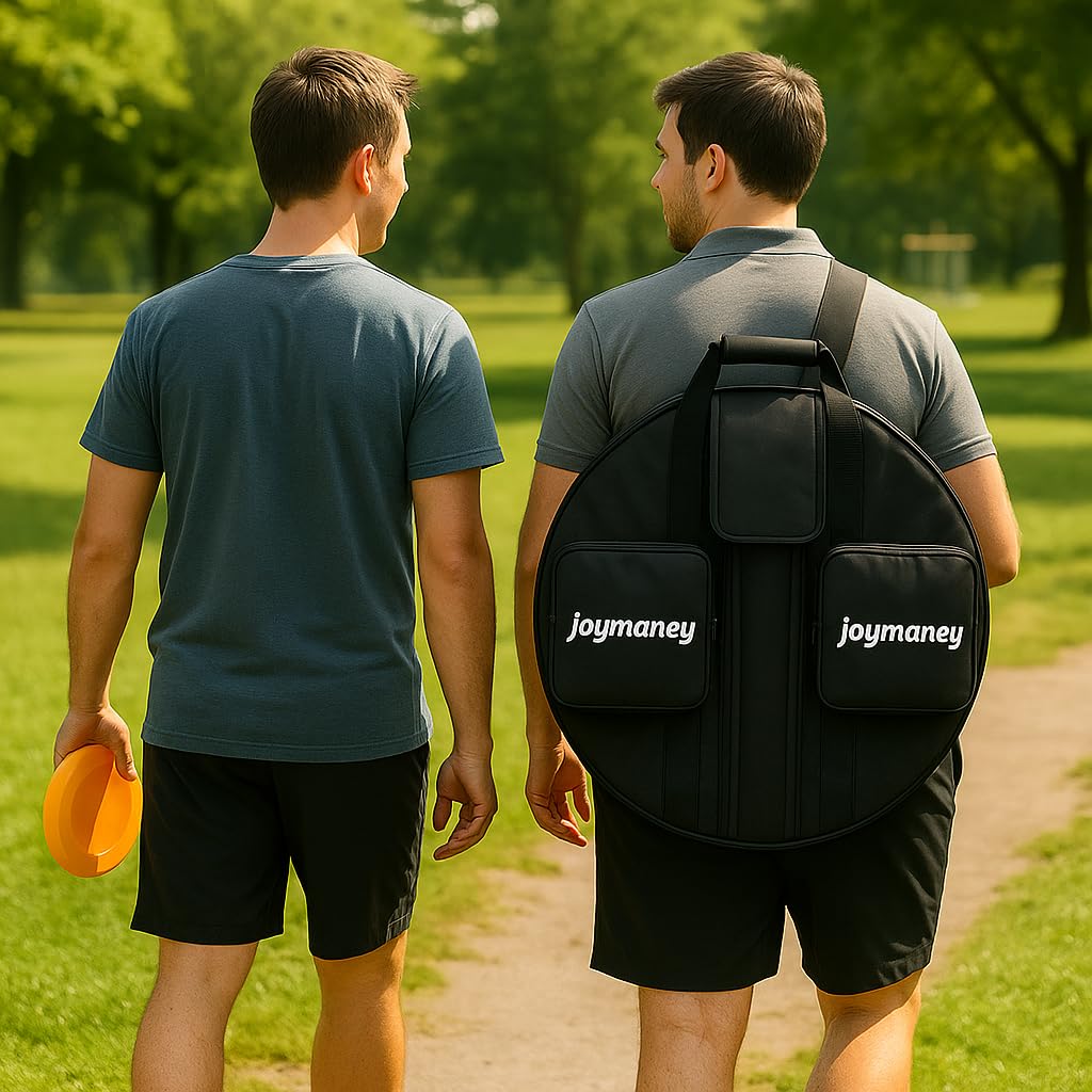 Joymaney padded shoulder strap makes carrying comfortable on long sessions.