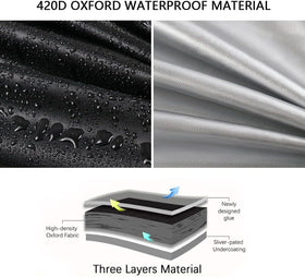 Joymo side zipper entry for easy access without removing the cover.