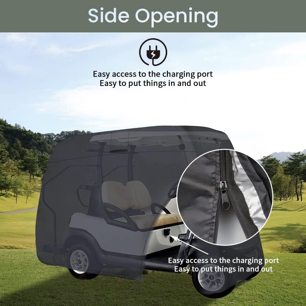 Joymo wind strap feature; adjustable strap improves wind resistance.