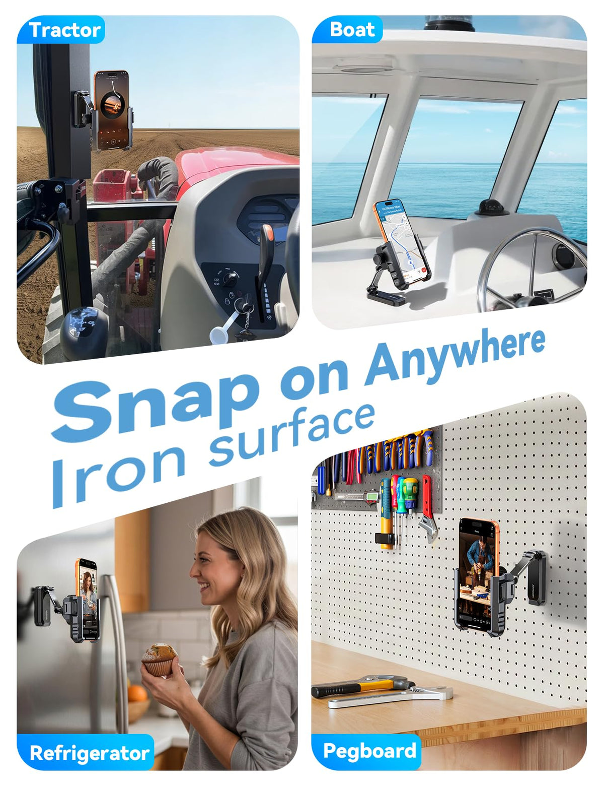 JOYROOM memory latch enables quick one-handed lock and release.