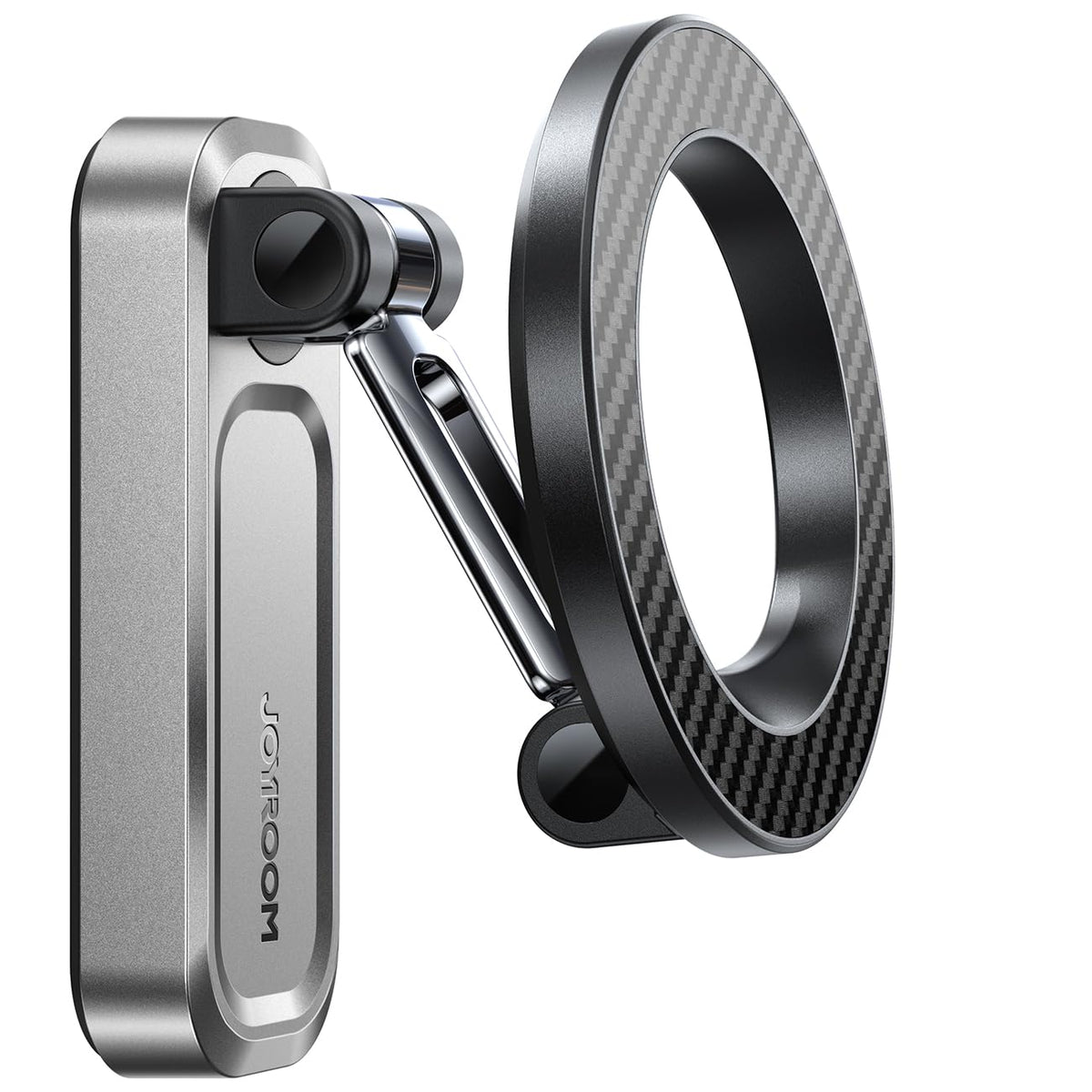 JOYROOM magnetic golf cart phone holder magnets close-up demonstrating secure grip for navigation