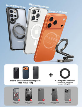 JOYROOM easy one-hand attachment and removal for quick calls or photos.