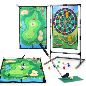 Joysweetoy carry bag keeps Battle Golf gear organized while traveling.
