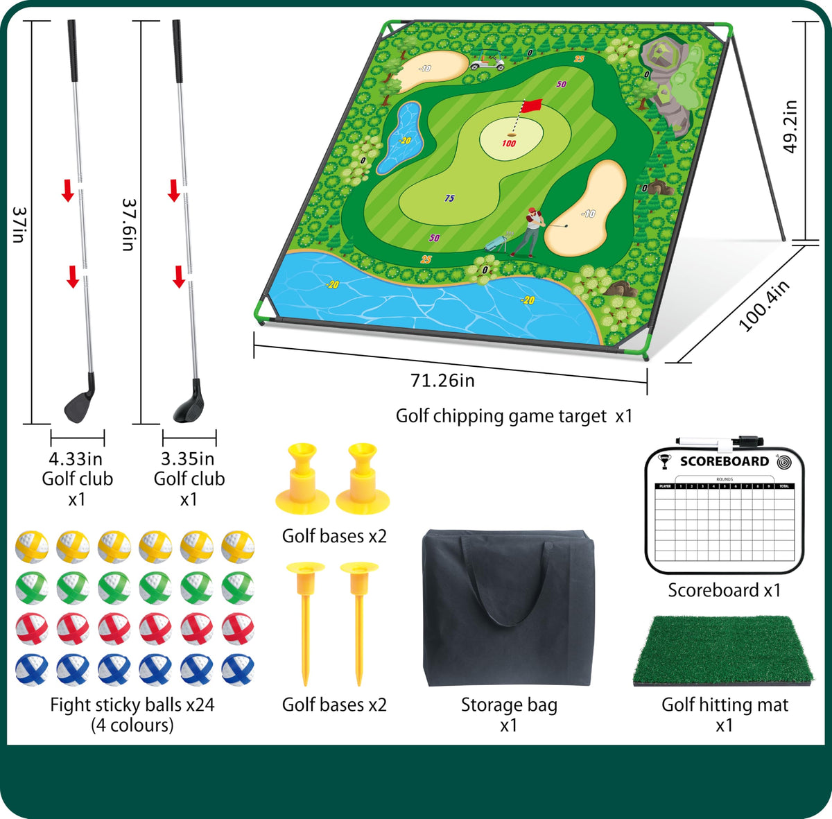Joysweetoy sticky balls ready for precise target feedback during practice.