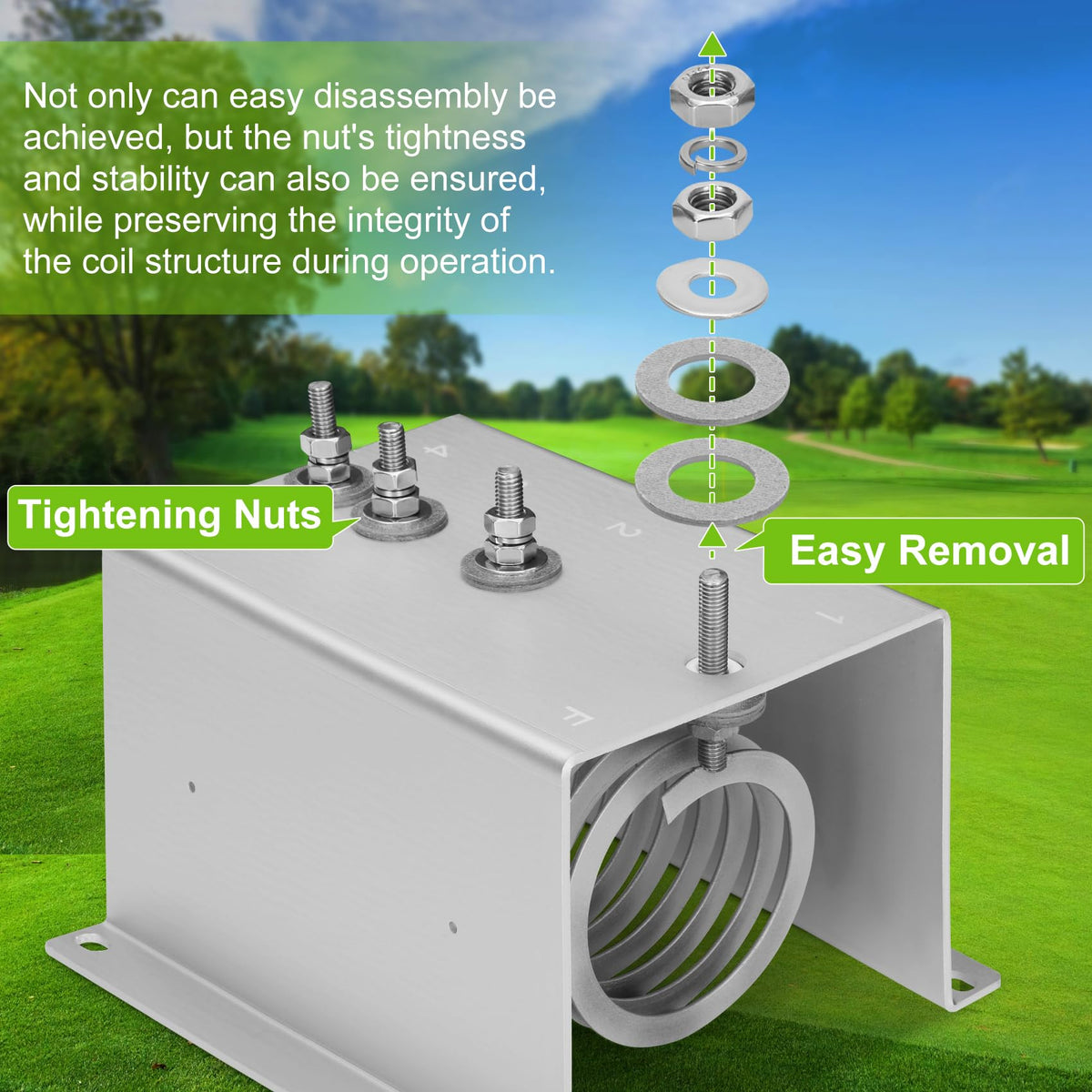 JOYTRADE easy-installation resistor assembly with clear connection points
