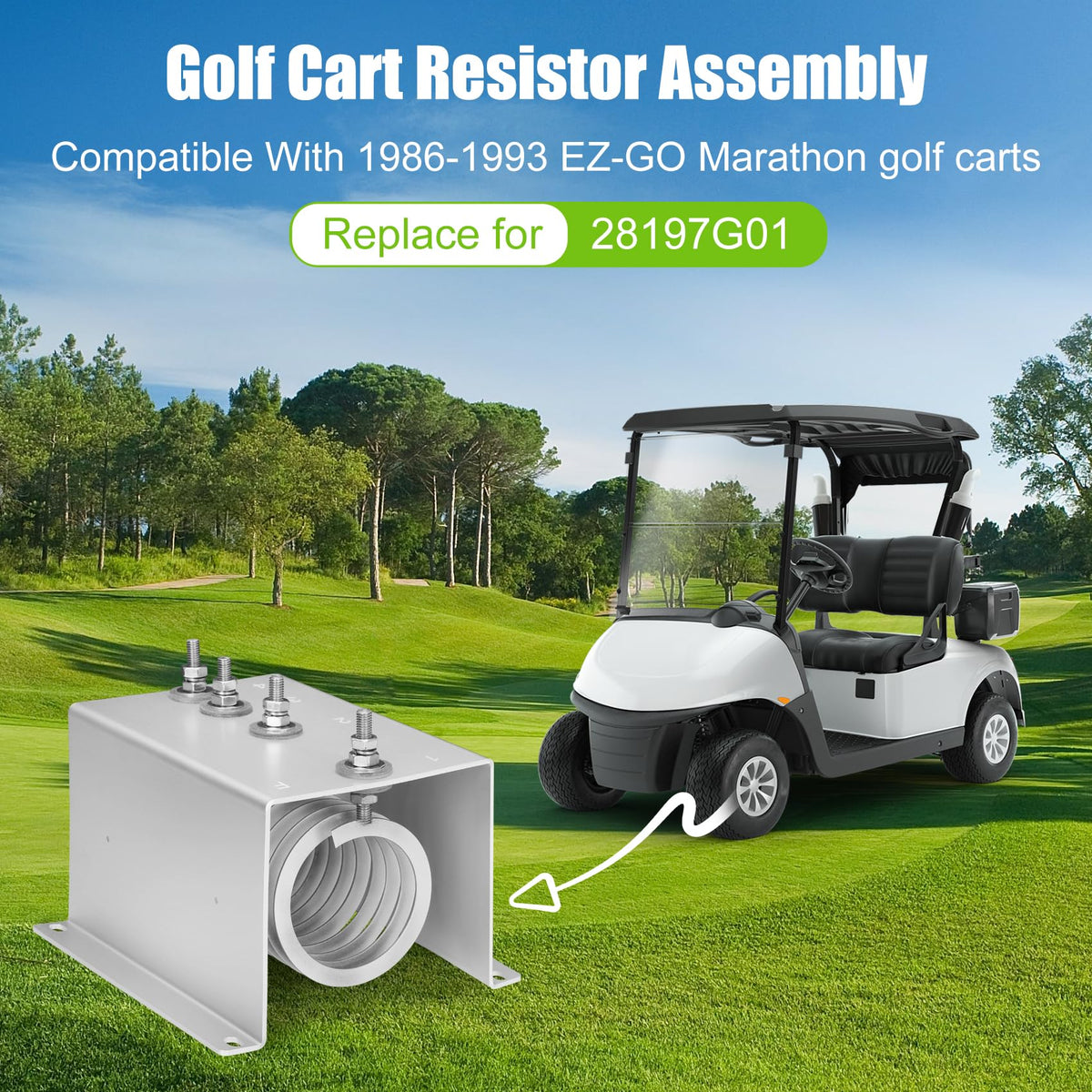 JOYTRADE IPC resistor compatibility for EZ-GO Marathon 1986–1990