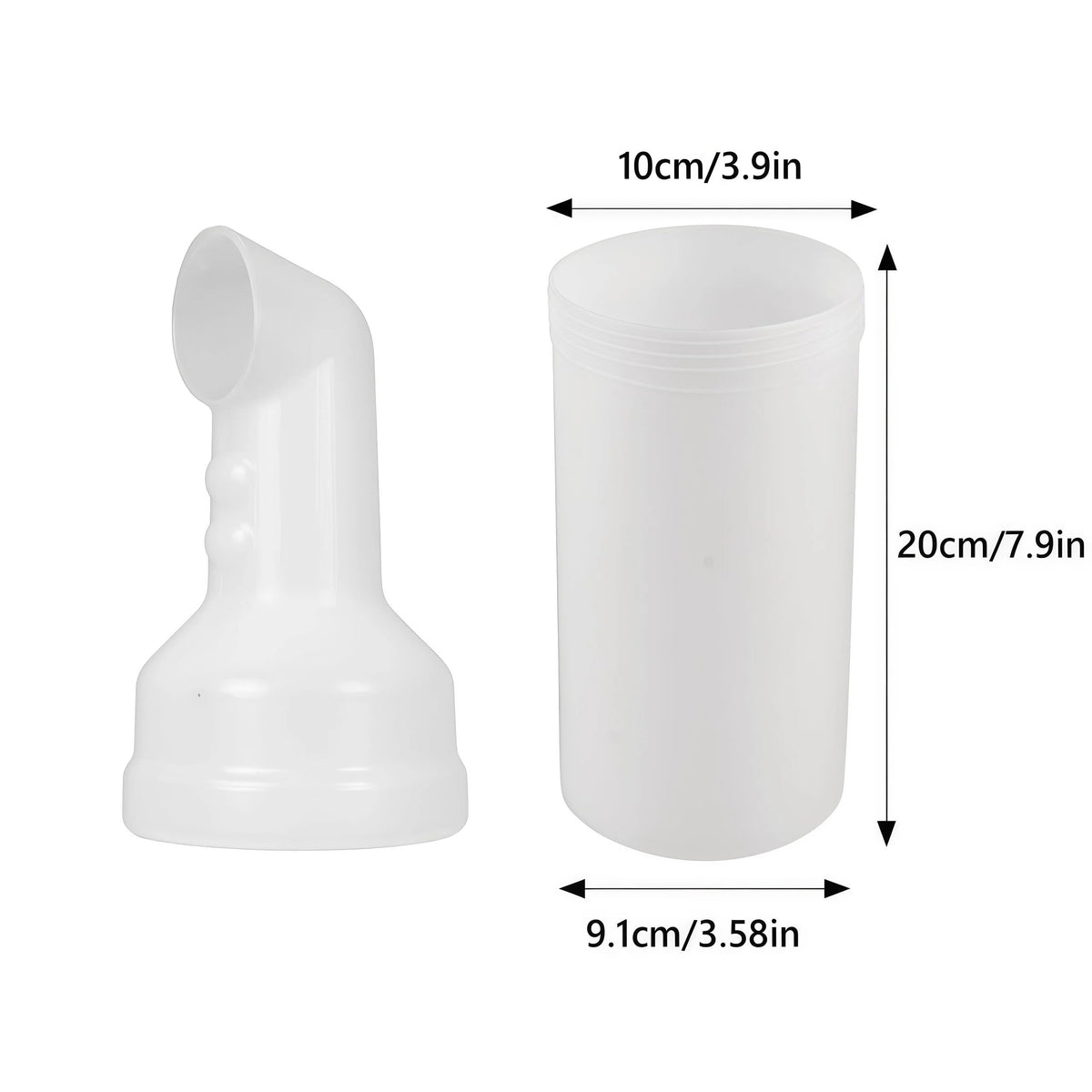 Joyzan golf cart sand bottle curved-neck design shields rain.
