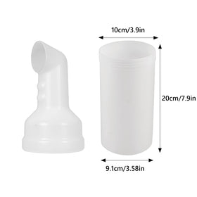 Joyzan golf cart sand bottle curved-neck design shields rain.